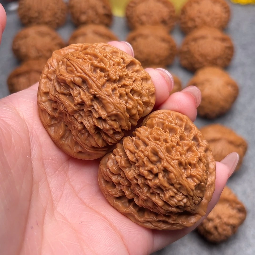 把件文玩核桃精品三角南疆石45全品毕业款