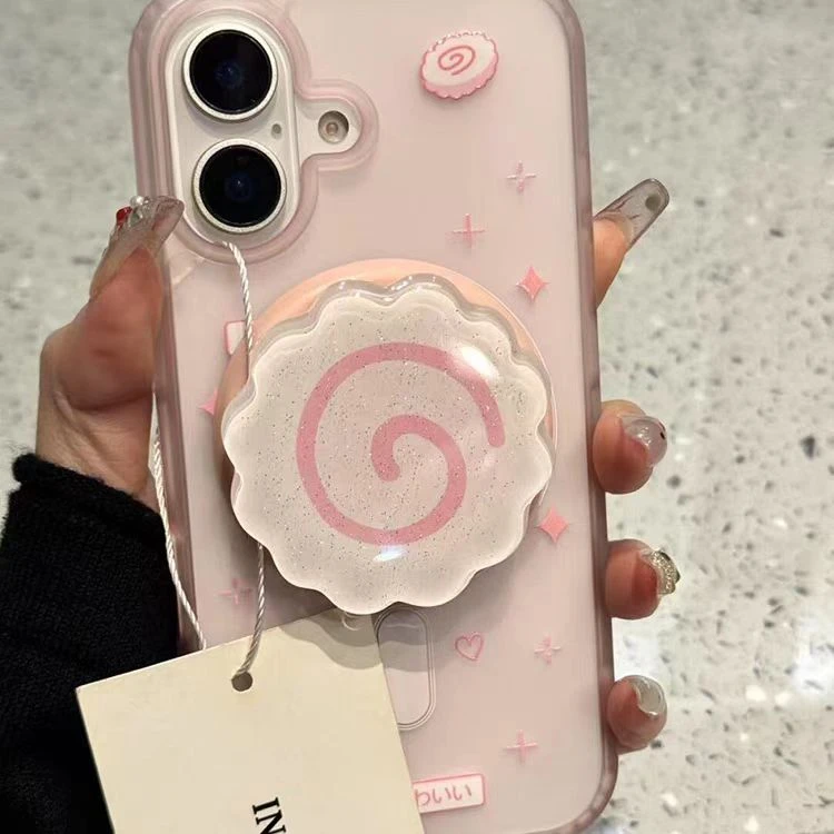 韩风星星鱼板磁吸支架适用iPhone15苹果16手机壳14promax新款13女