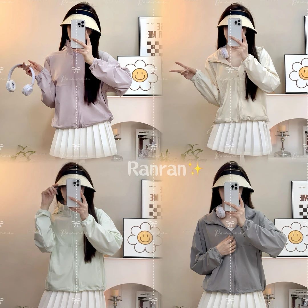 2025年夏季全新山系蝉翼原纱3.0科技户外夹克防晒衣冰皮小外套女