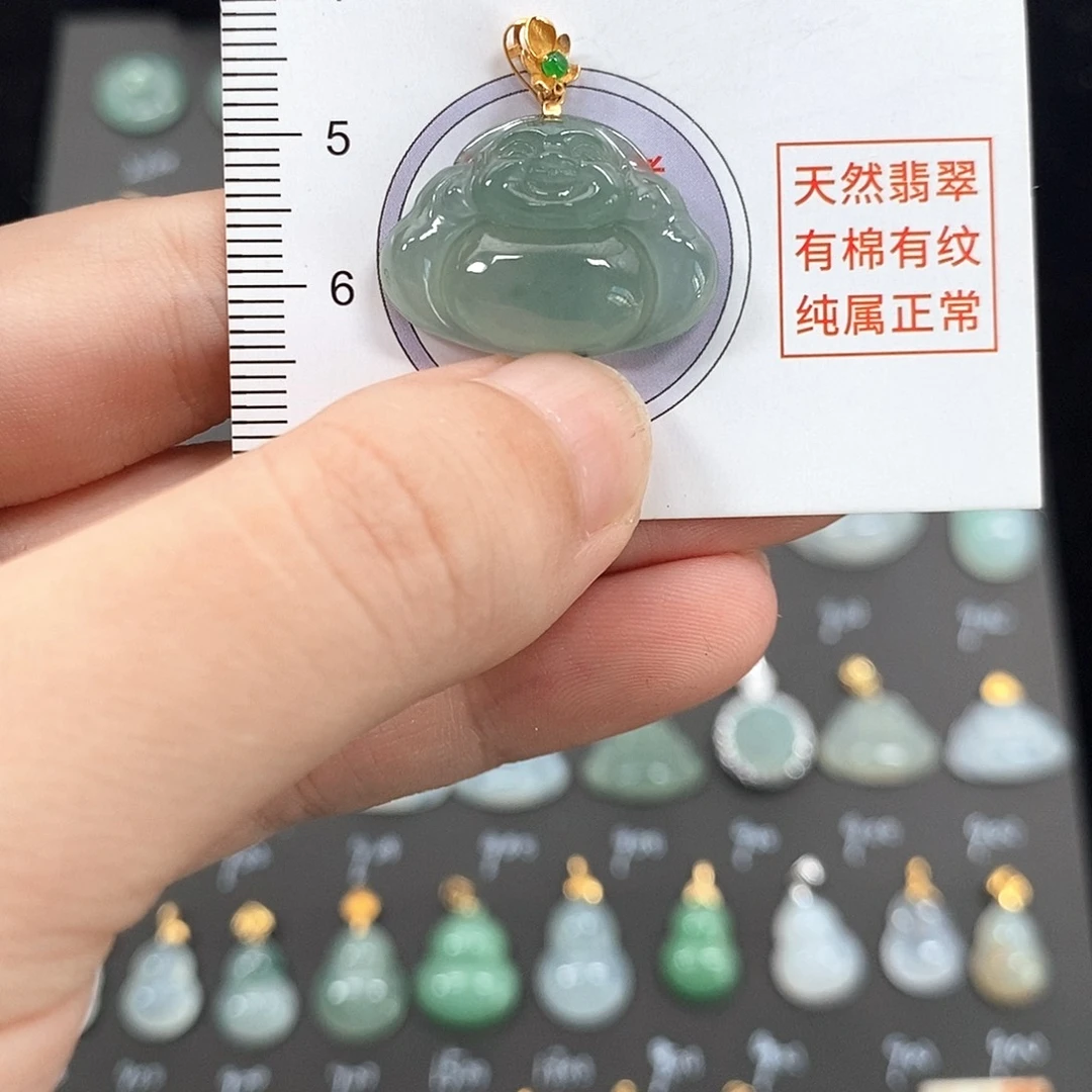 翡翠银S925镶嵌颈饰