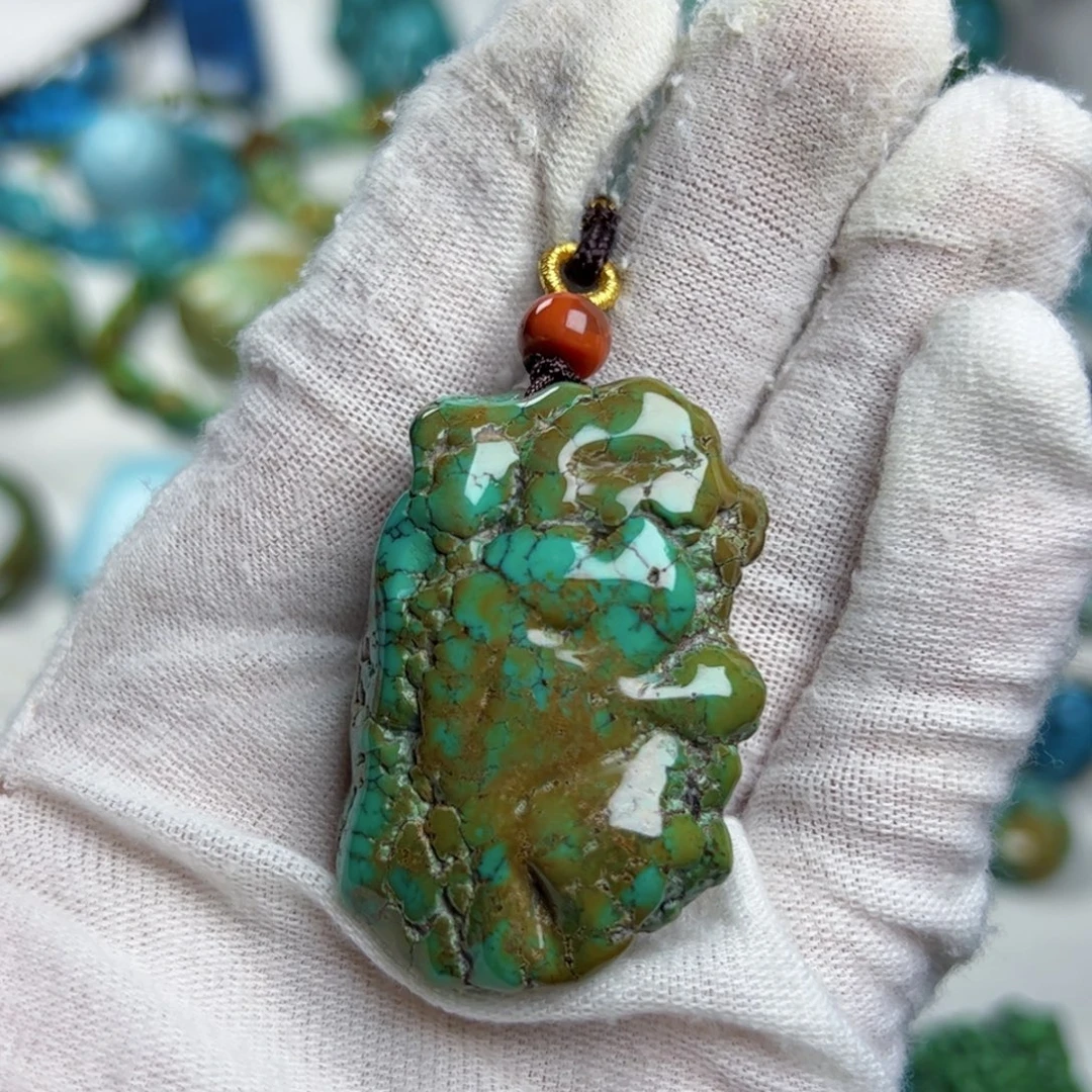 未镶嵌绿松石珠宝奇石