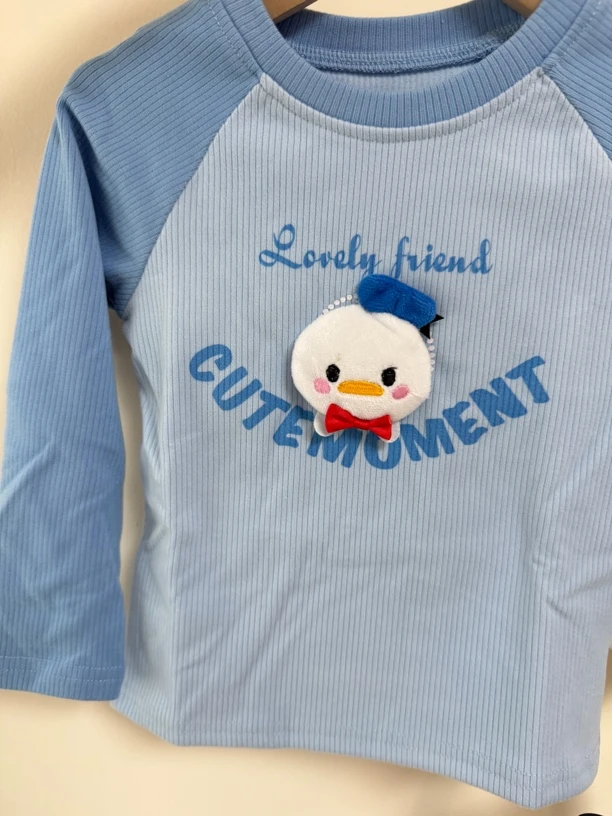 星玥长袖卡通凸公仔休闲