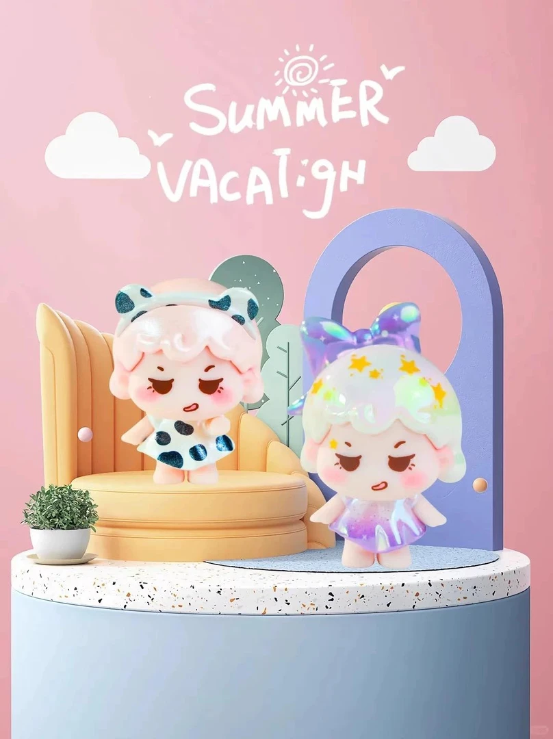 【主播代拆】萌大拿洋娃娃与小能跳舞萌粒盲袋手办可爱公仔盲盒摆件