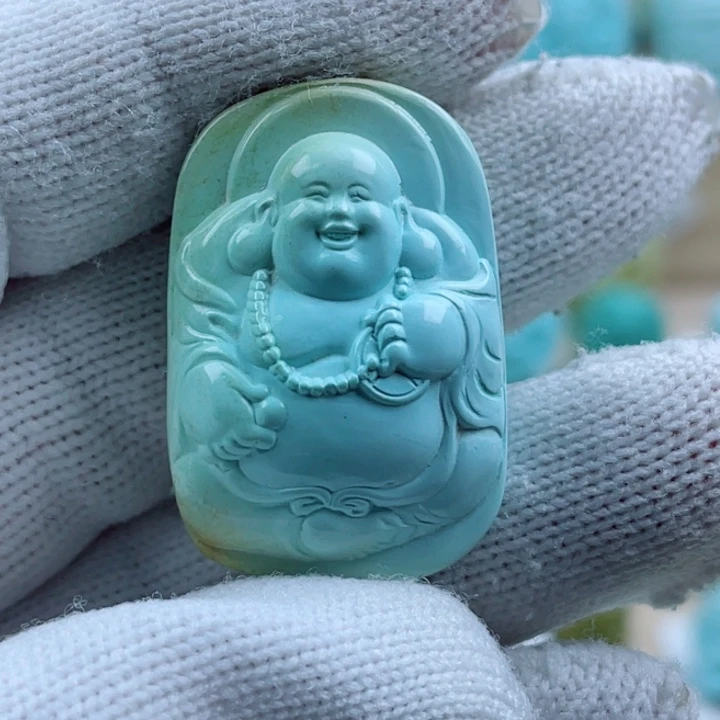 绿松石未镶嵌珠宝奇石