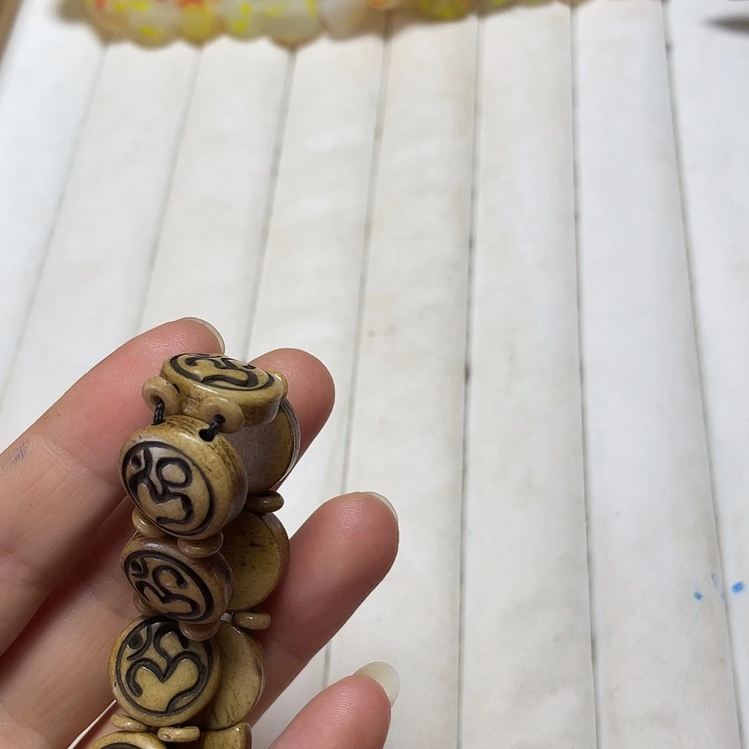 琉璃项链琉璃留一点白