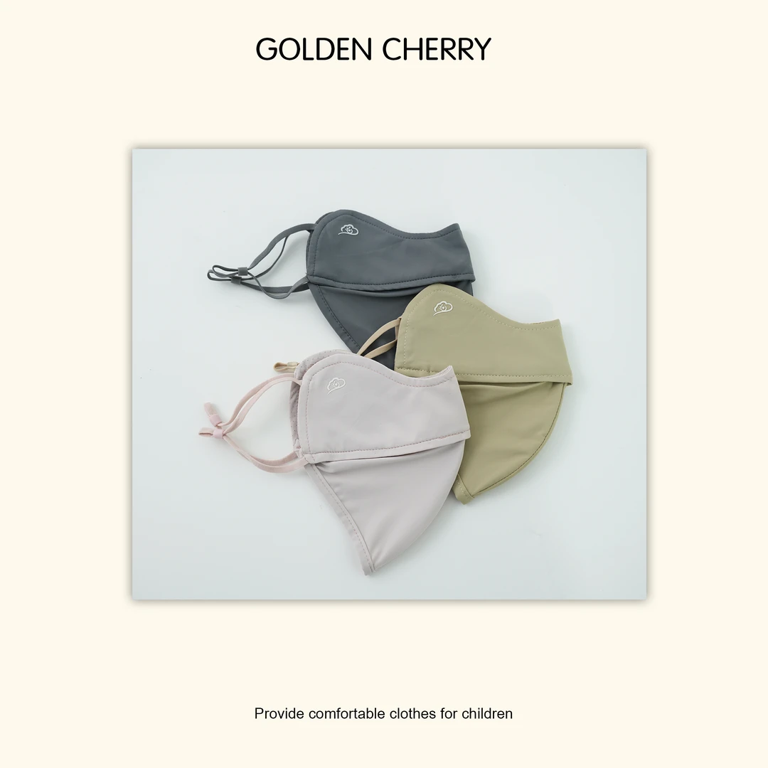 【金樱桃Goldencherry】亲子户外防晒柔软亲肤口罩儿童服装