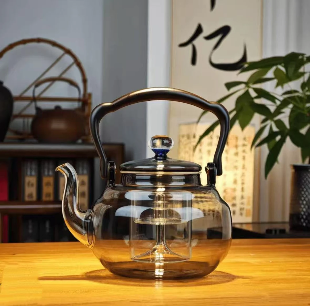 （工厂直发单壶）星空高升提梁壶1200毫升高硼硅玻璃