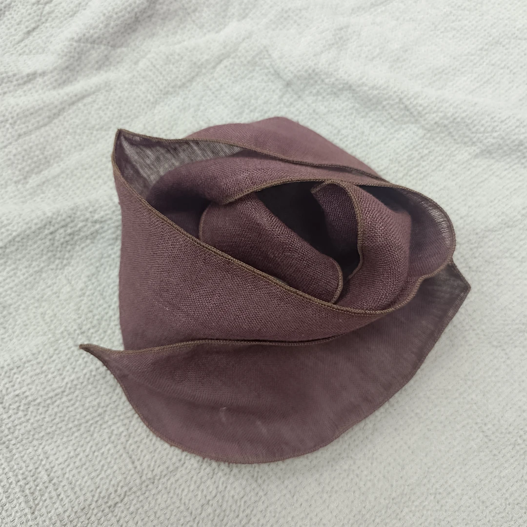 外贸尾单J412【100亚麻】领巾头巾百搭夏季护颈小围巾