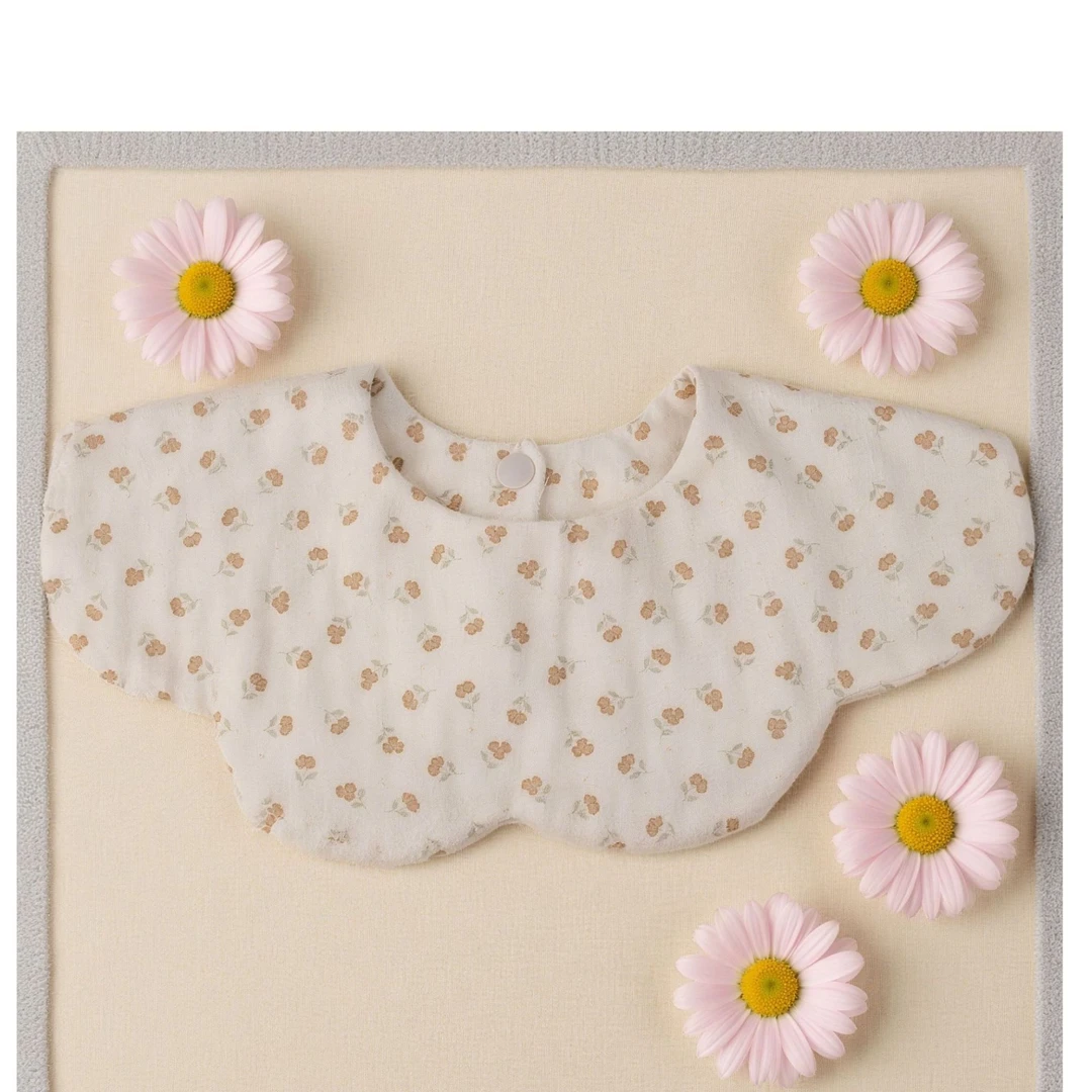 直播间手作定制款式宝宝纯棉口水巾