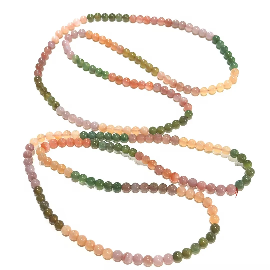 【DL】盐源玛瑙108佛珠项链-约7mm（多样性发其一）