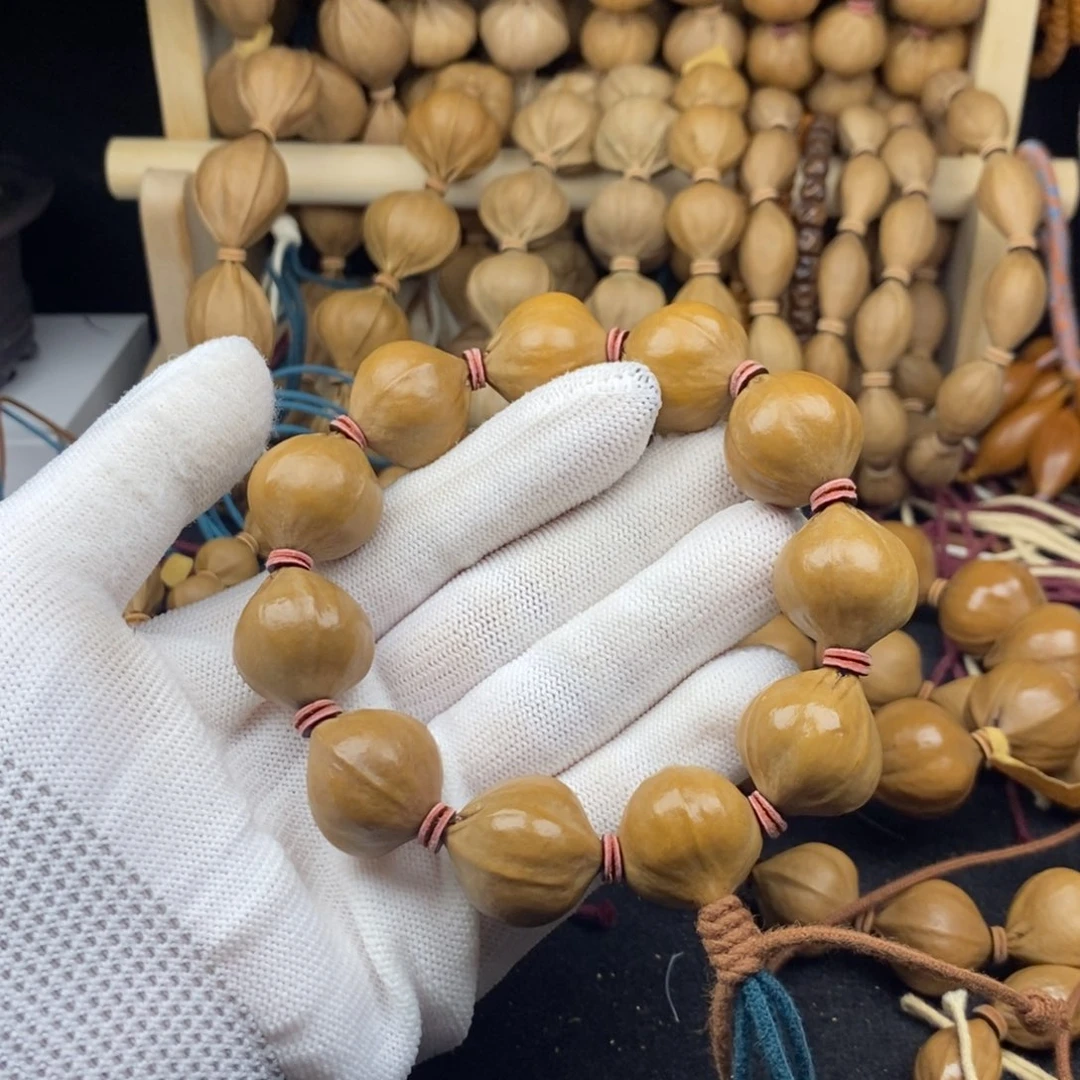 R***w橄榄核手串/手链2021三花大蒜头11颗