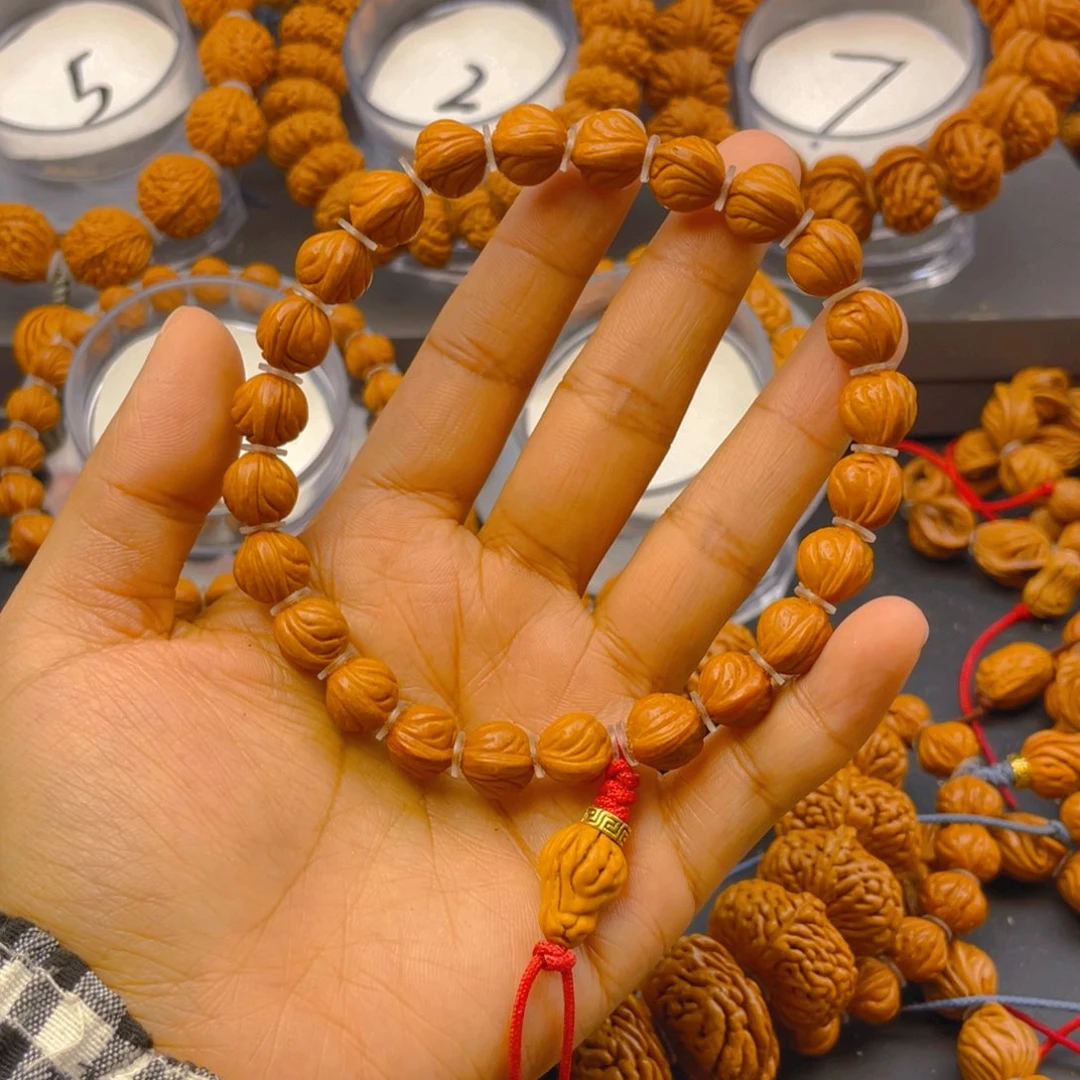 桃核手串红红火火过大年啦6