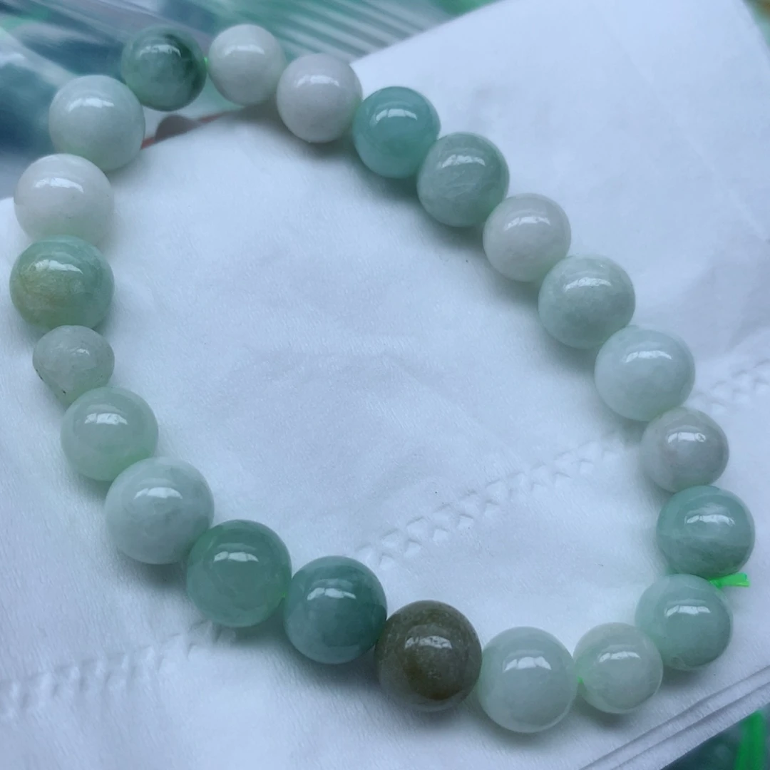 翡翠未镶嵌颈饰手串