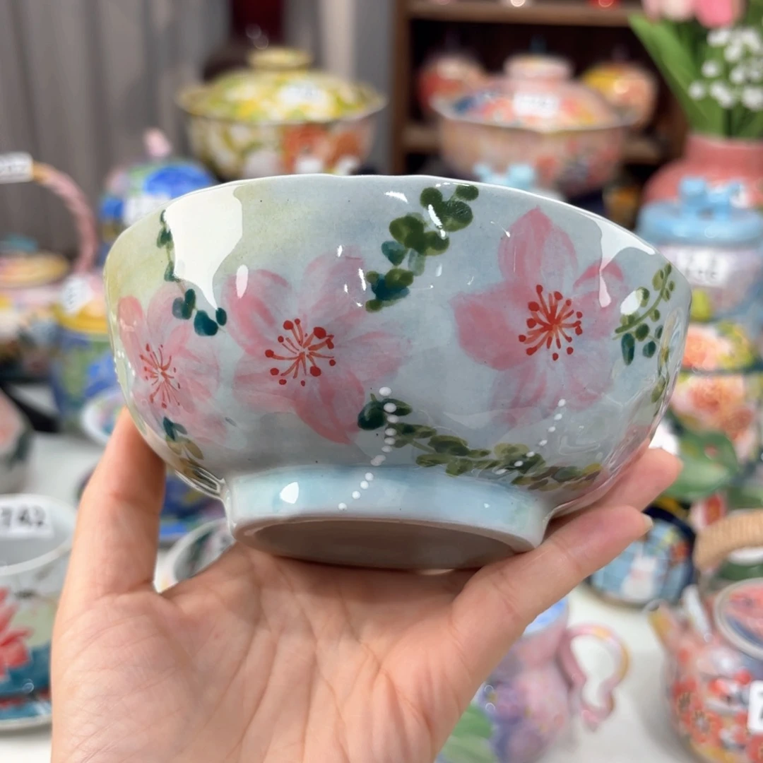 景德镇手绘高温釉下彩陶瓷茶具