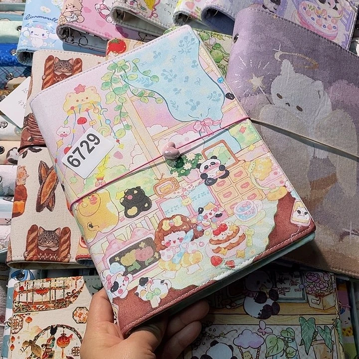 织绣A5 活页不加纸6729