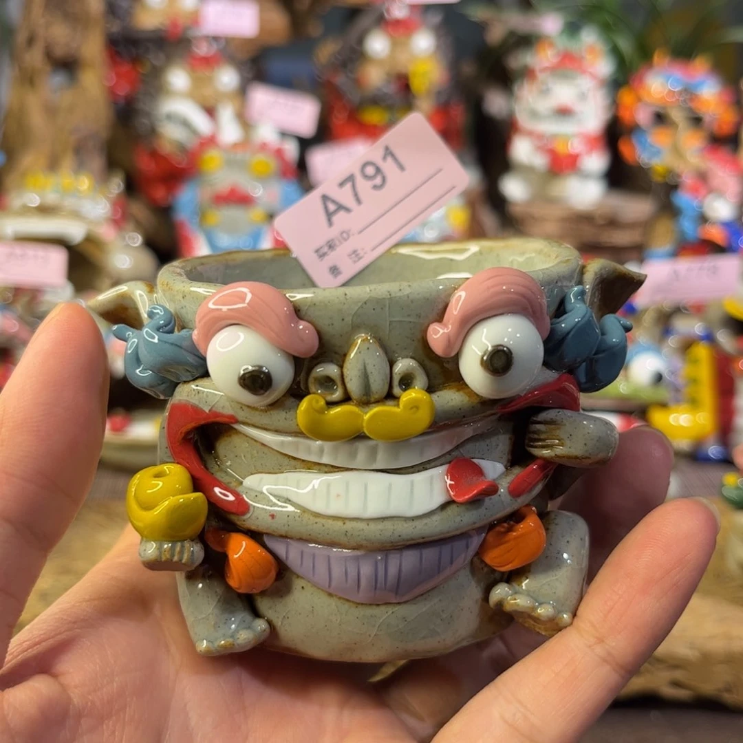 泥塑纯手工茶宠摆件