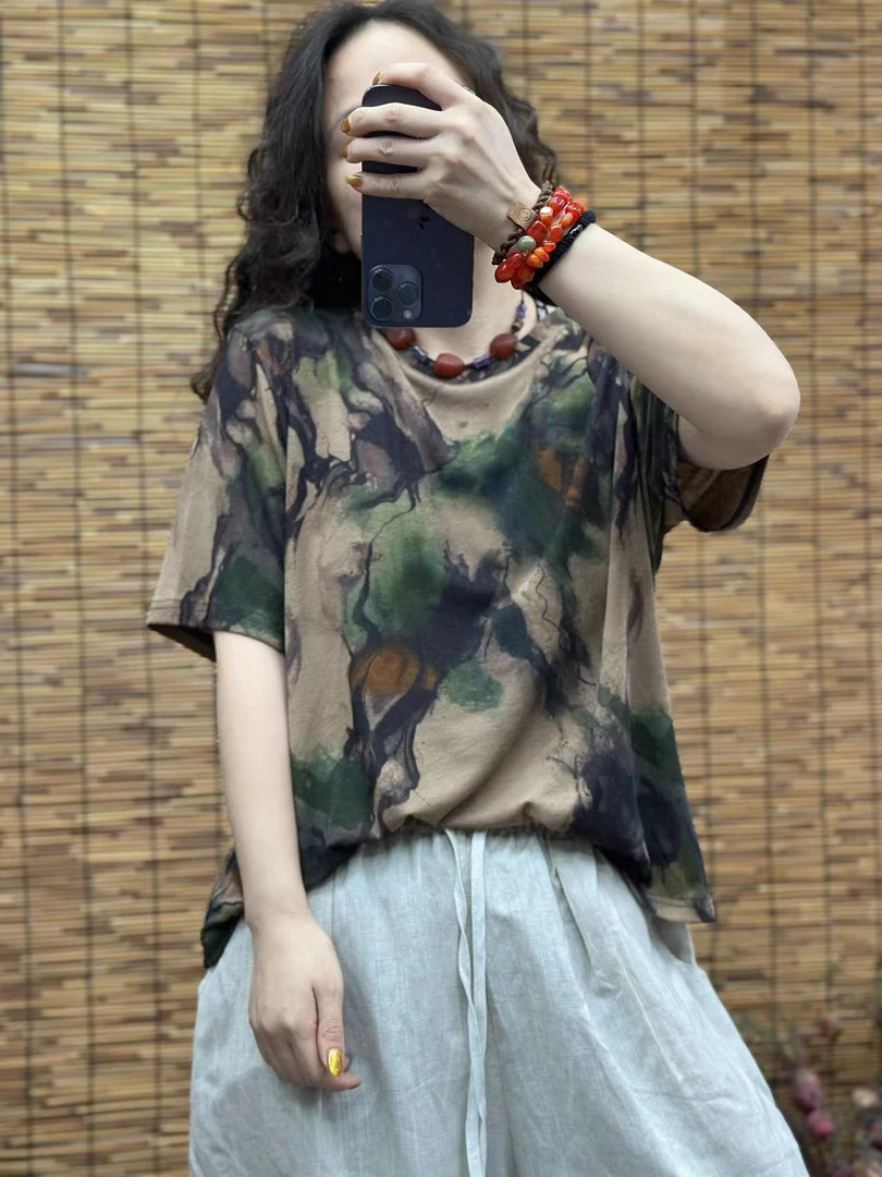 HY    扎染水墨T恤