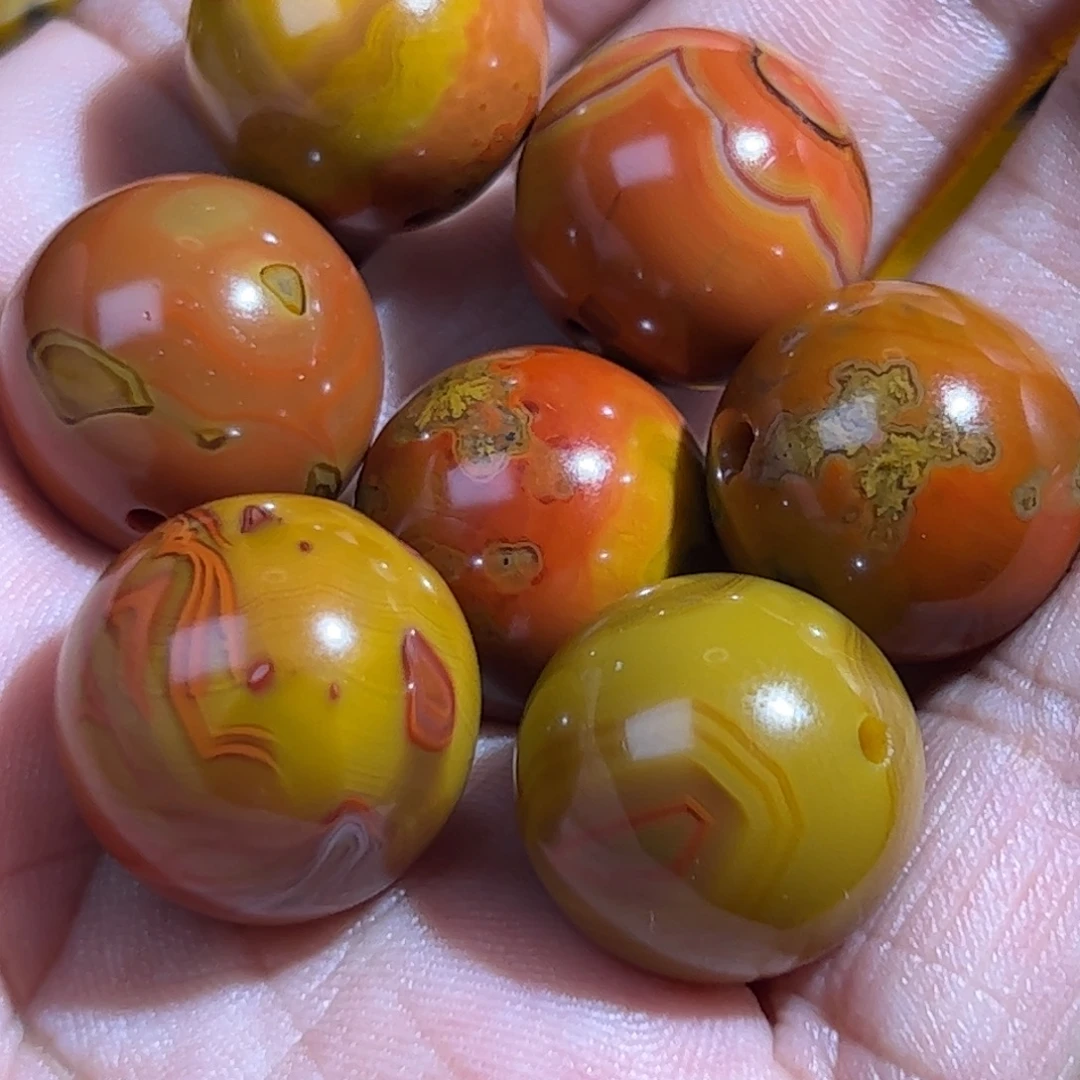 玛瑙/玉髓合金颈饰
