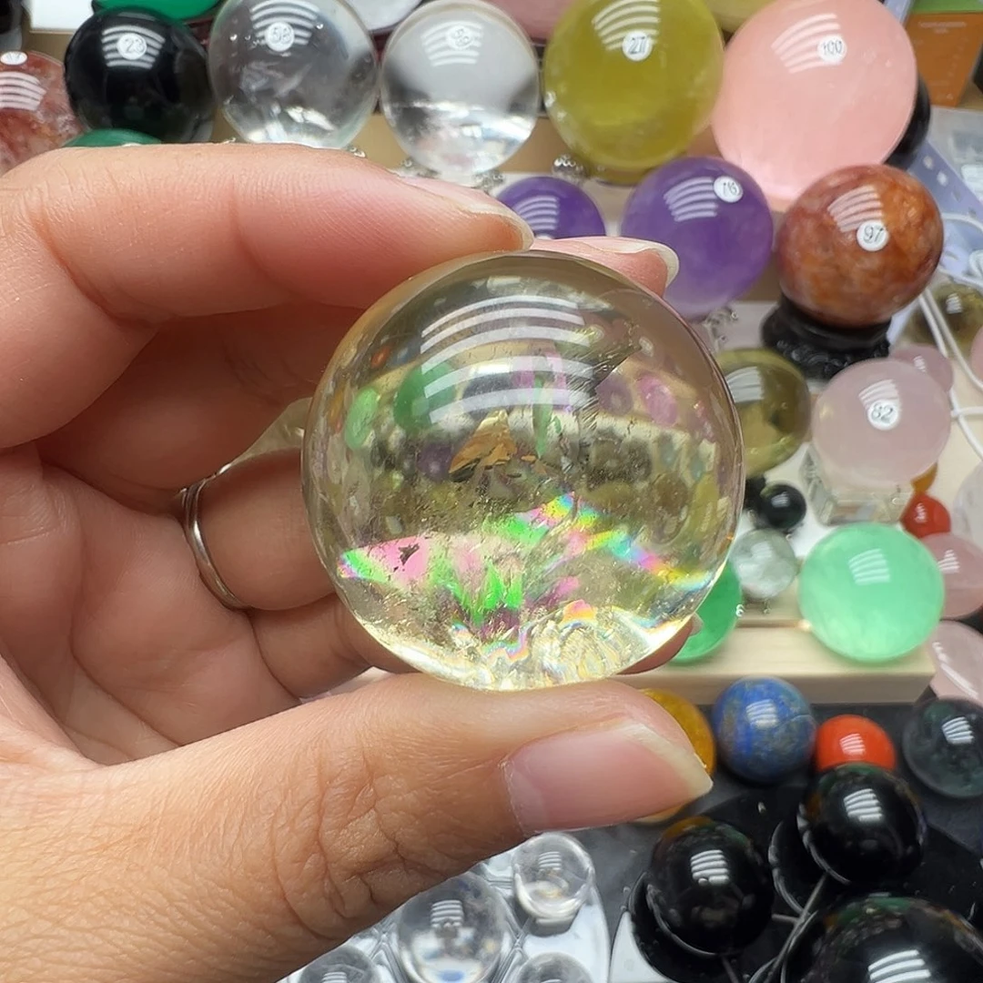 水晶未镶嵌珠宝半成品