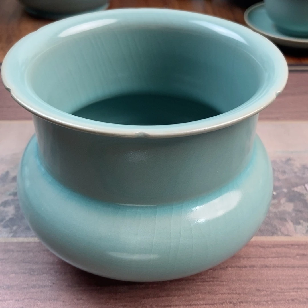 摆件原产地原矿汝瓷～茶器