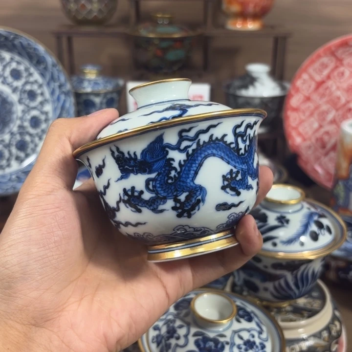 茶***生景德镇手工手绘陶瓷