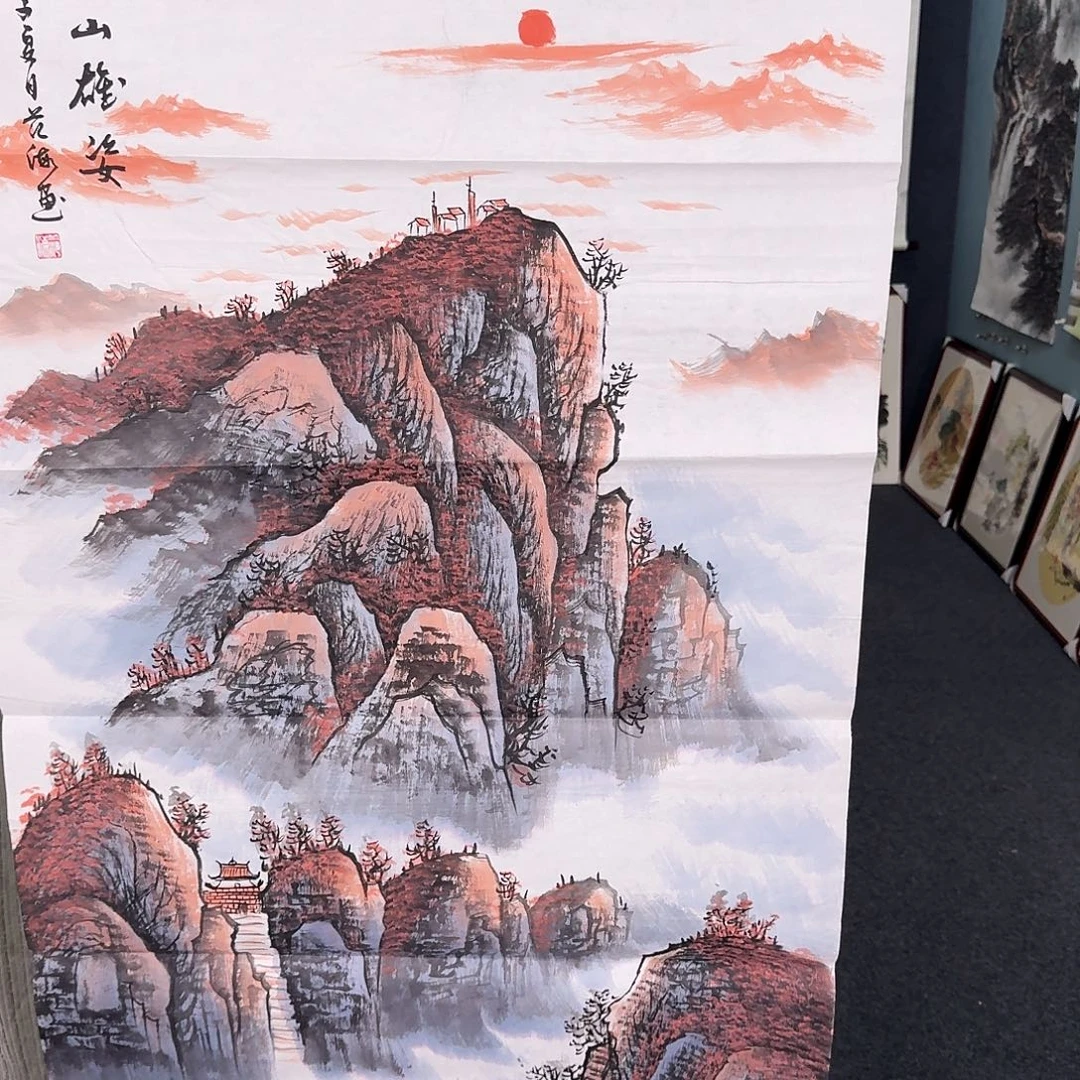 纯手绘的好看作品
