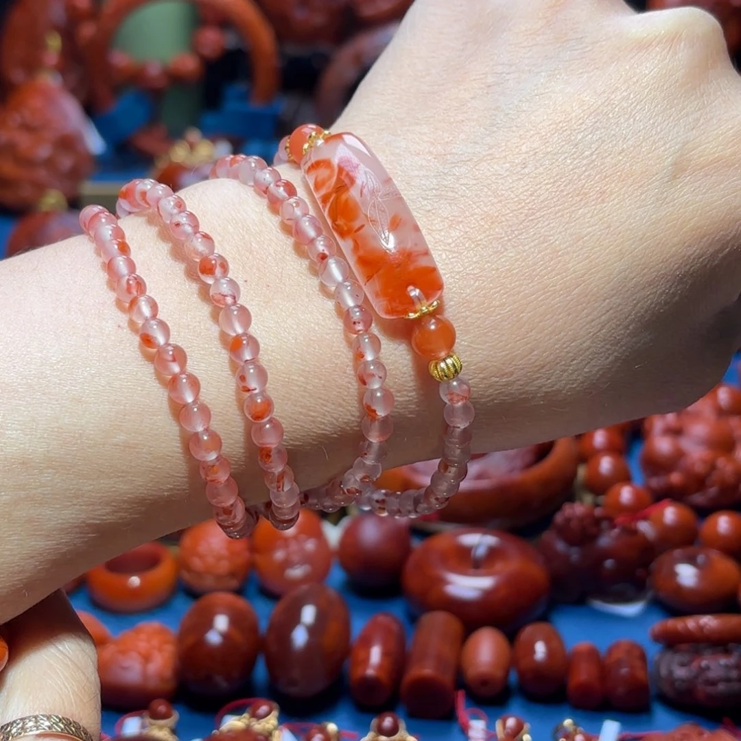 未镶嵌雕刻南红玛瑙