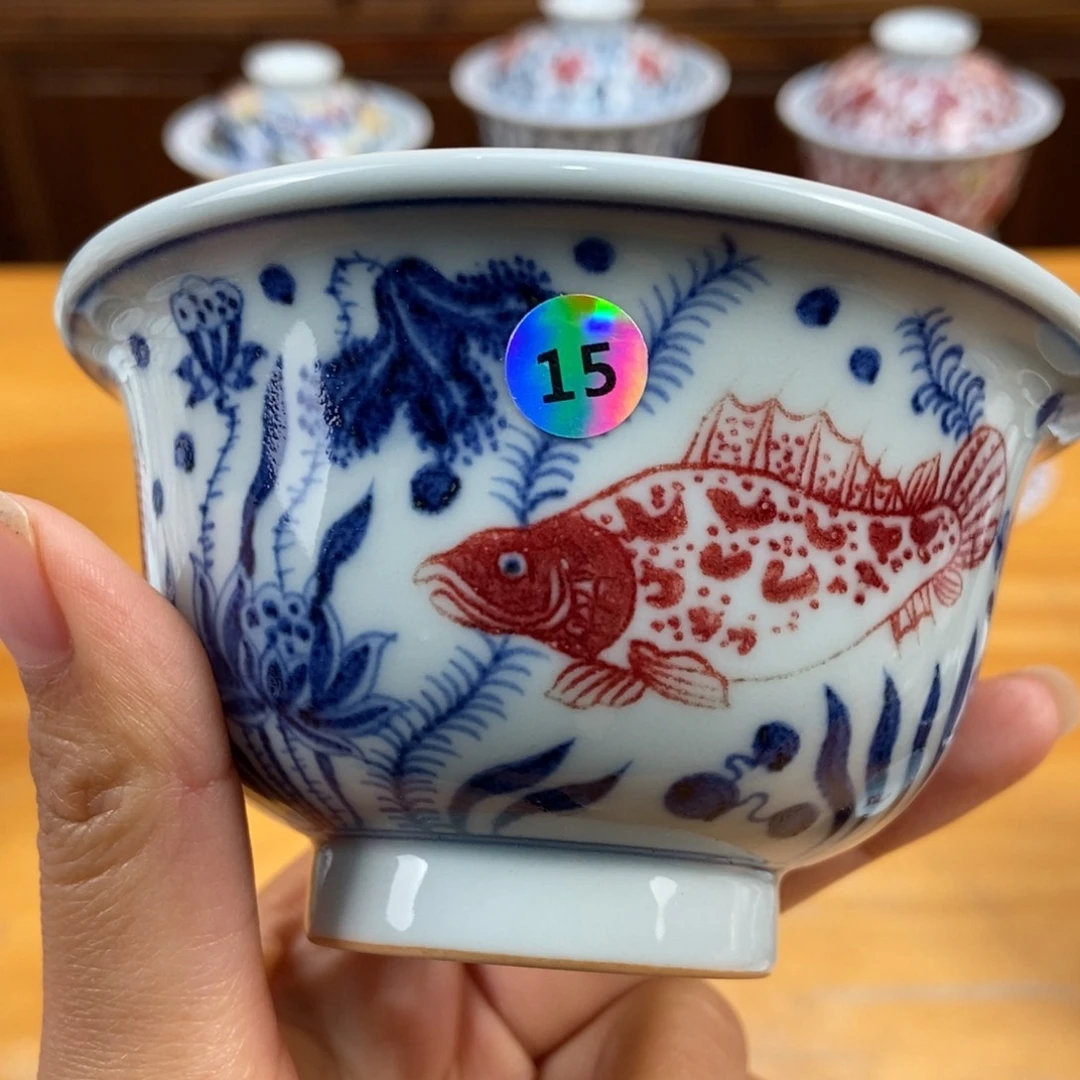 手绘现代茶具非古董