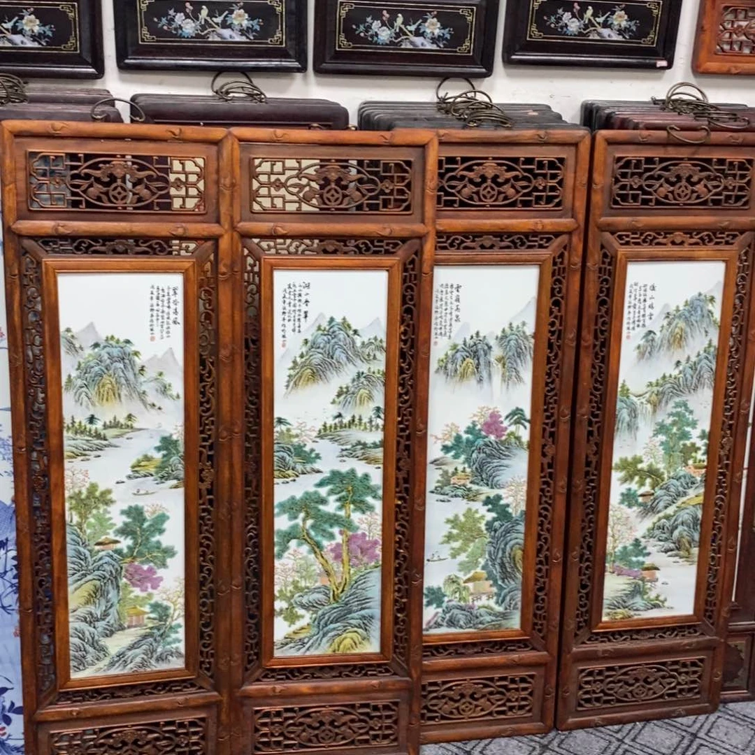 瓷片192*36*4景德镇瓷板画柴窑烧制