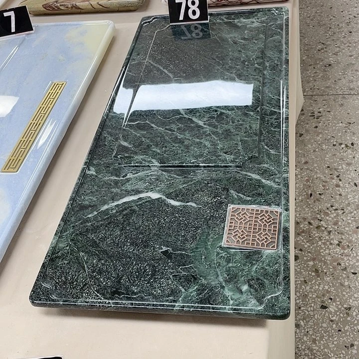 天然奢石普拉哒绿茶盘80*35*1.8