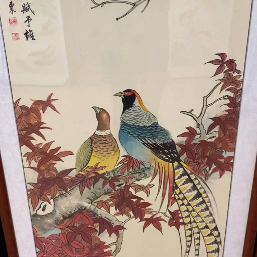 【闪购商品】国画手绘国画带框123.63
