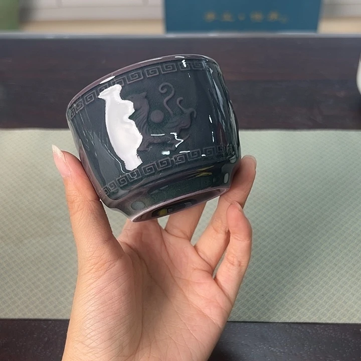 龙泉云间青瓷小米茶器