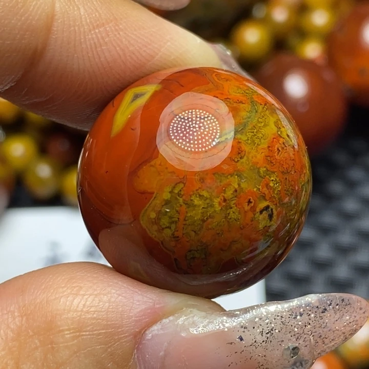 玛瑙/玉髓颈饰未镶嵌银**浪