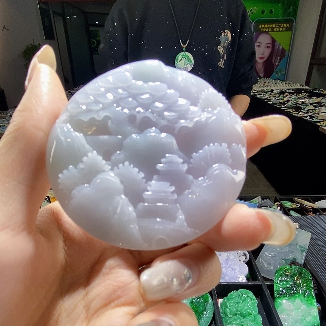 颈饰未镶嵌翡翠翡翠