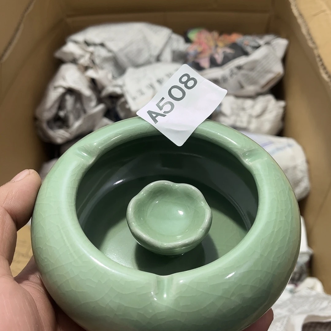 瓷片茶摆件工艺品摆件666