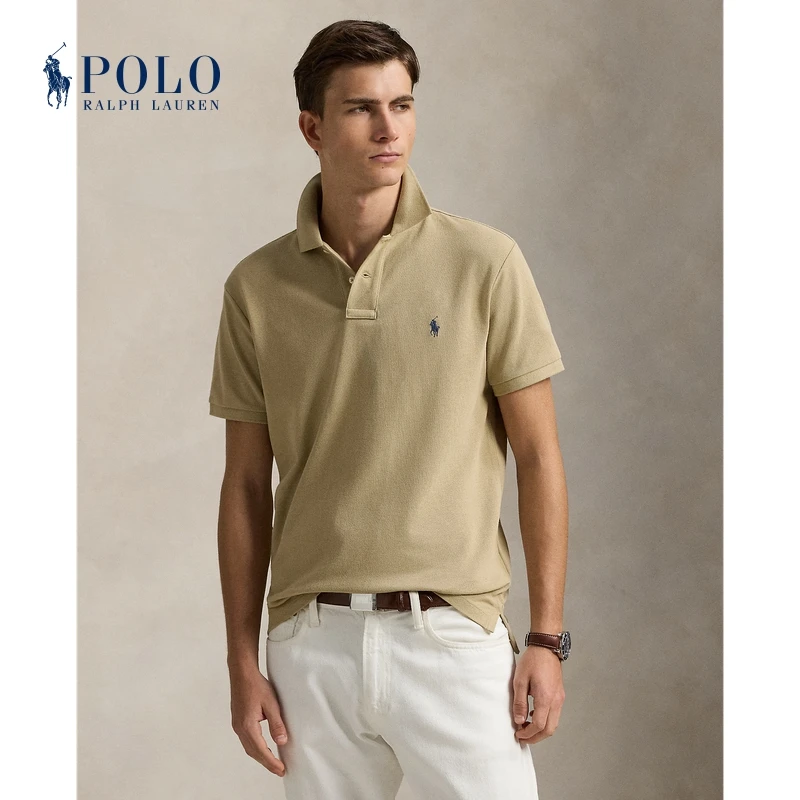 Ralph Lauren拉夫劳伦男装 25定制修身版棉网眼布Polo衫710680784
