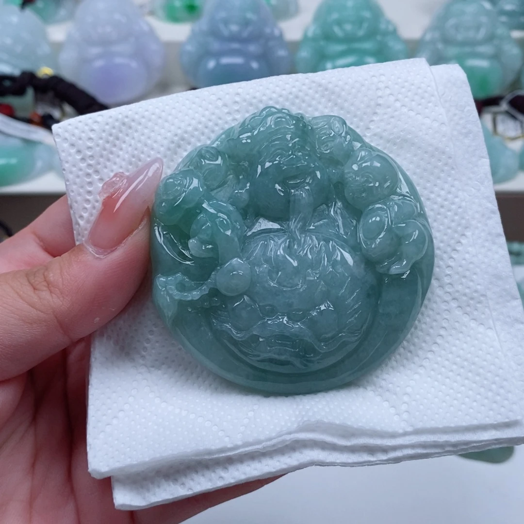 翡翠未镶嵌颈饰天然翡翠