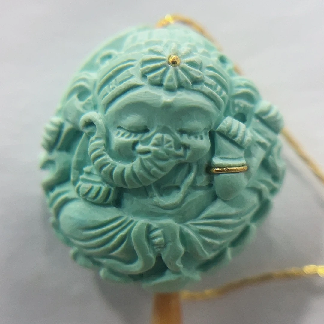 未镶嵌绿松石珠宝奇石