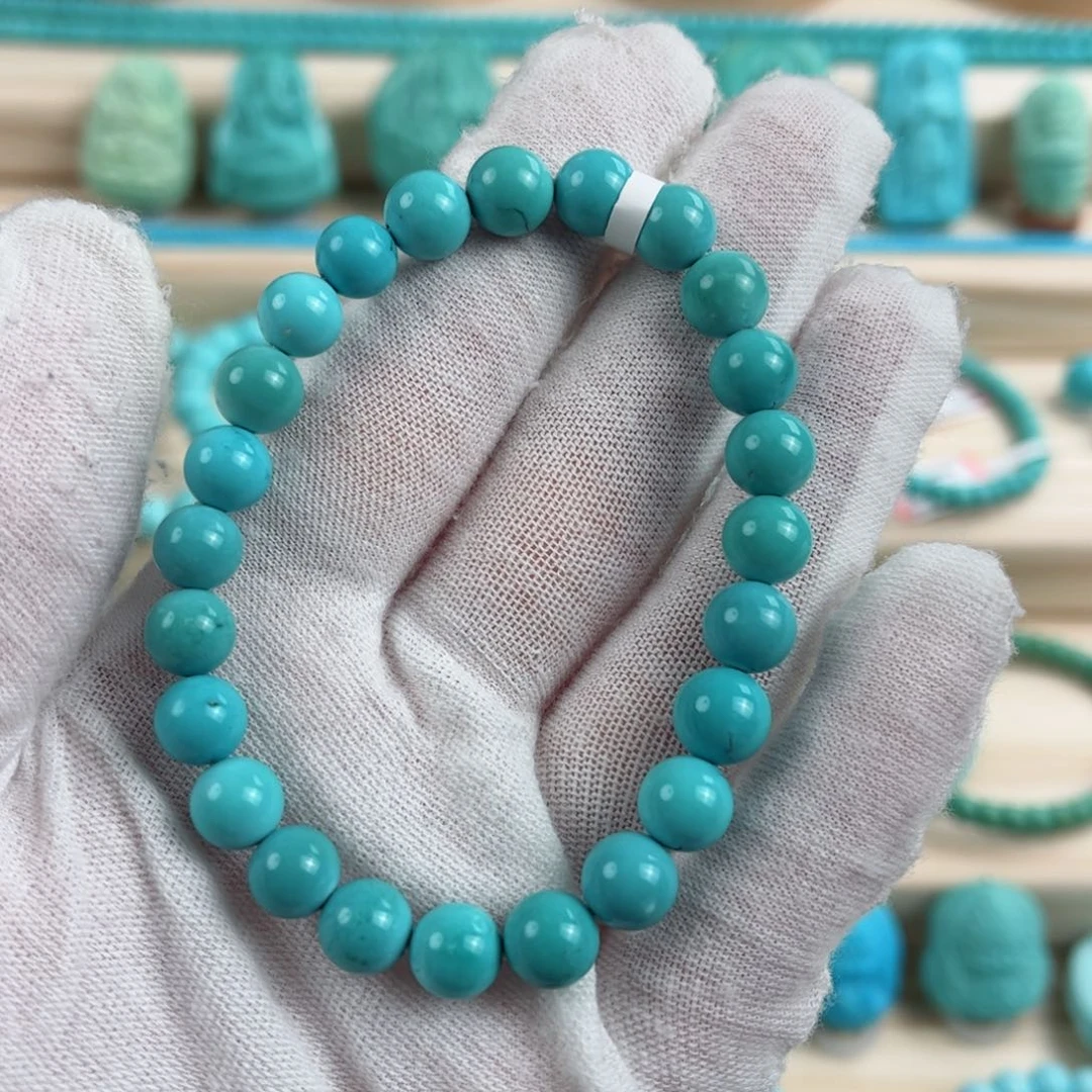 未镶嵌绿松石尺寸7+