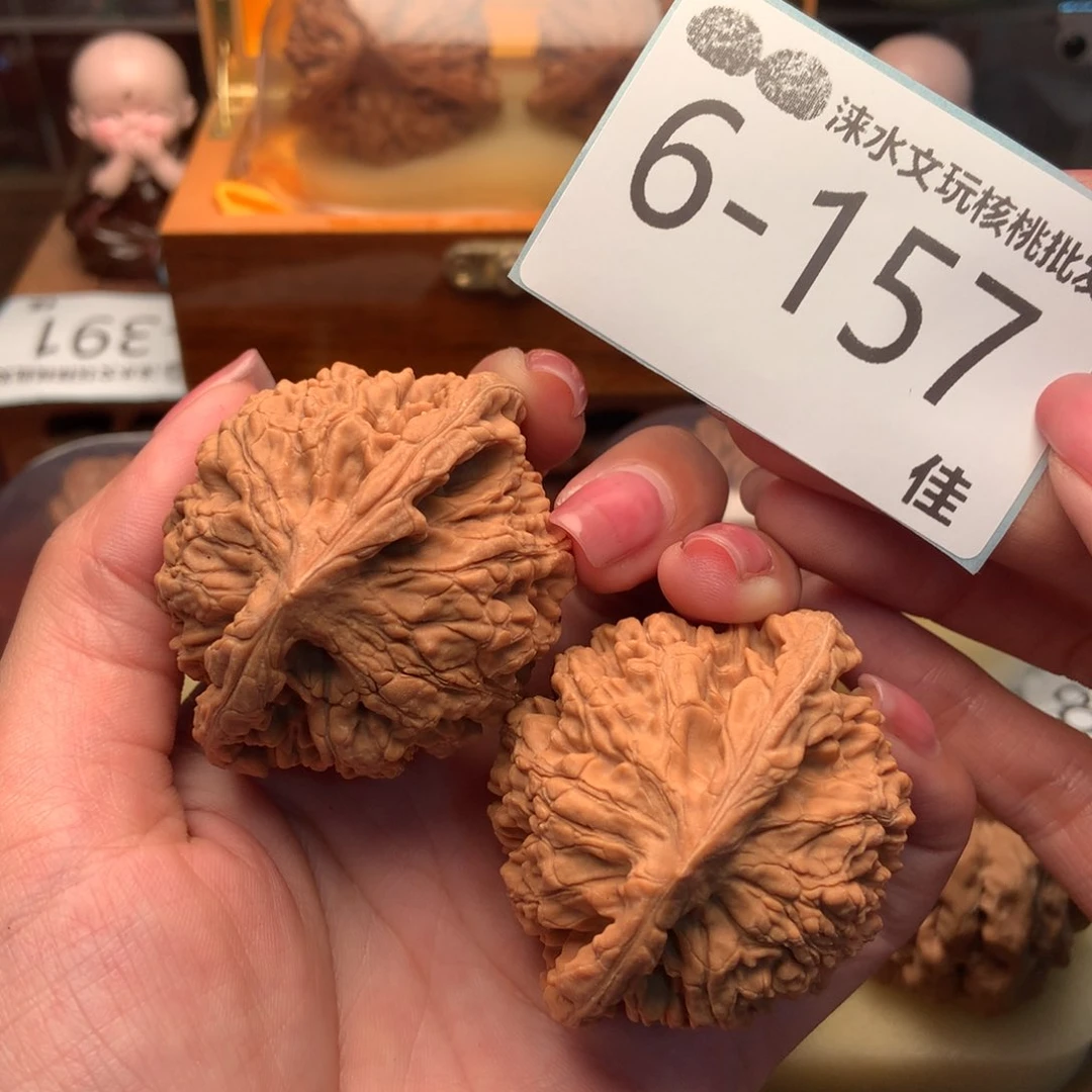 文玩核桃把件A**.52官帽