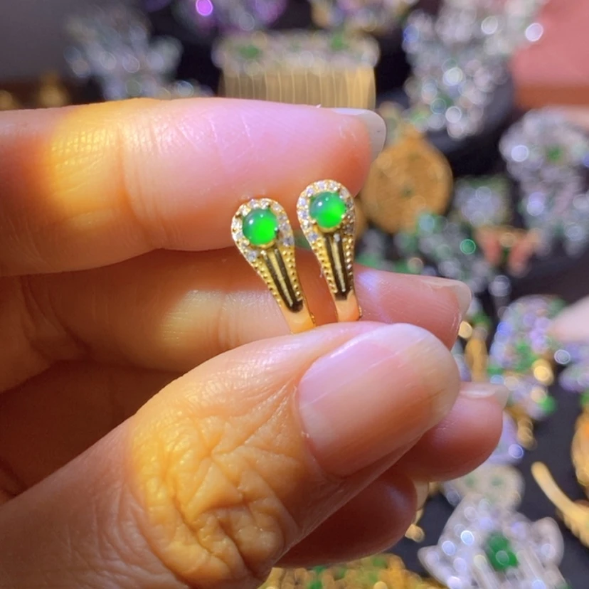 【闪购商品】银S925镶嵌挂件翡翠