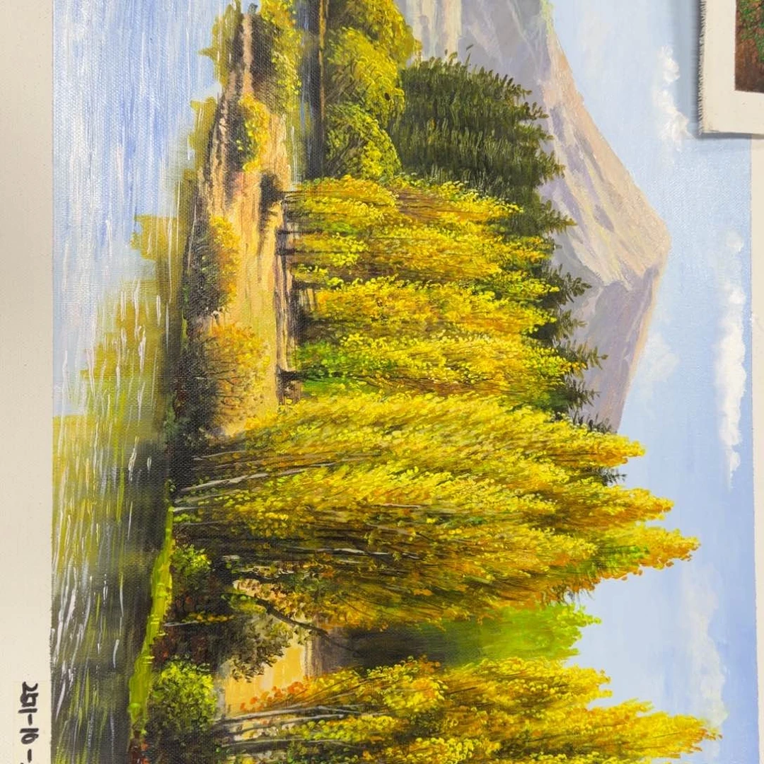 油画你在哪呢你现在干