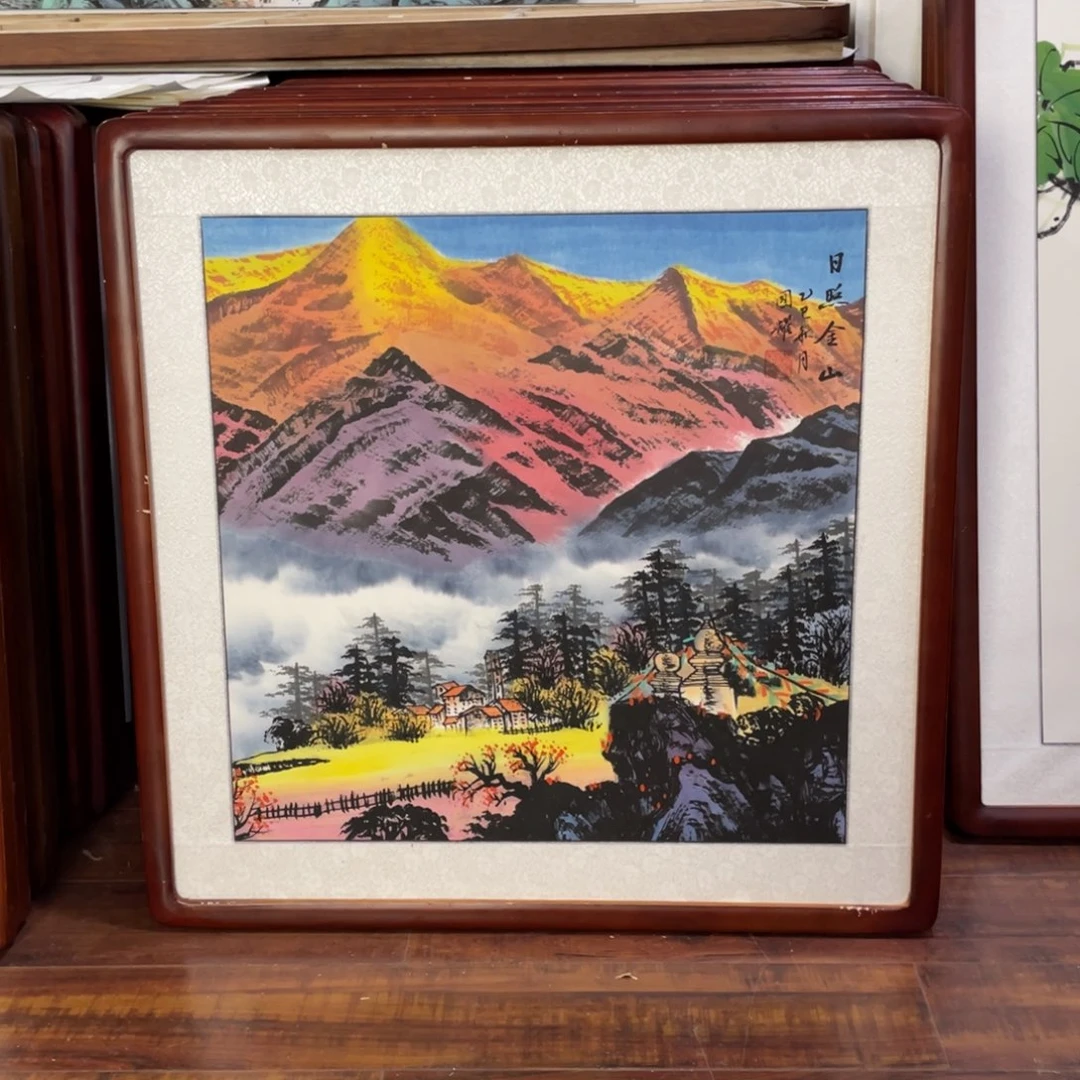 国画带框尺寸63*63厘米