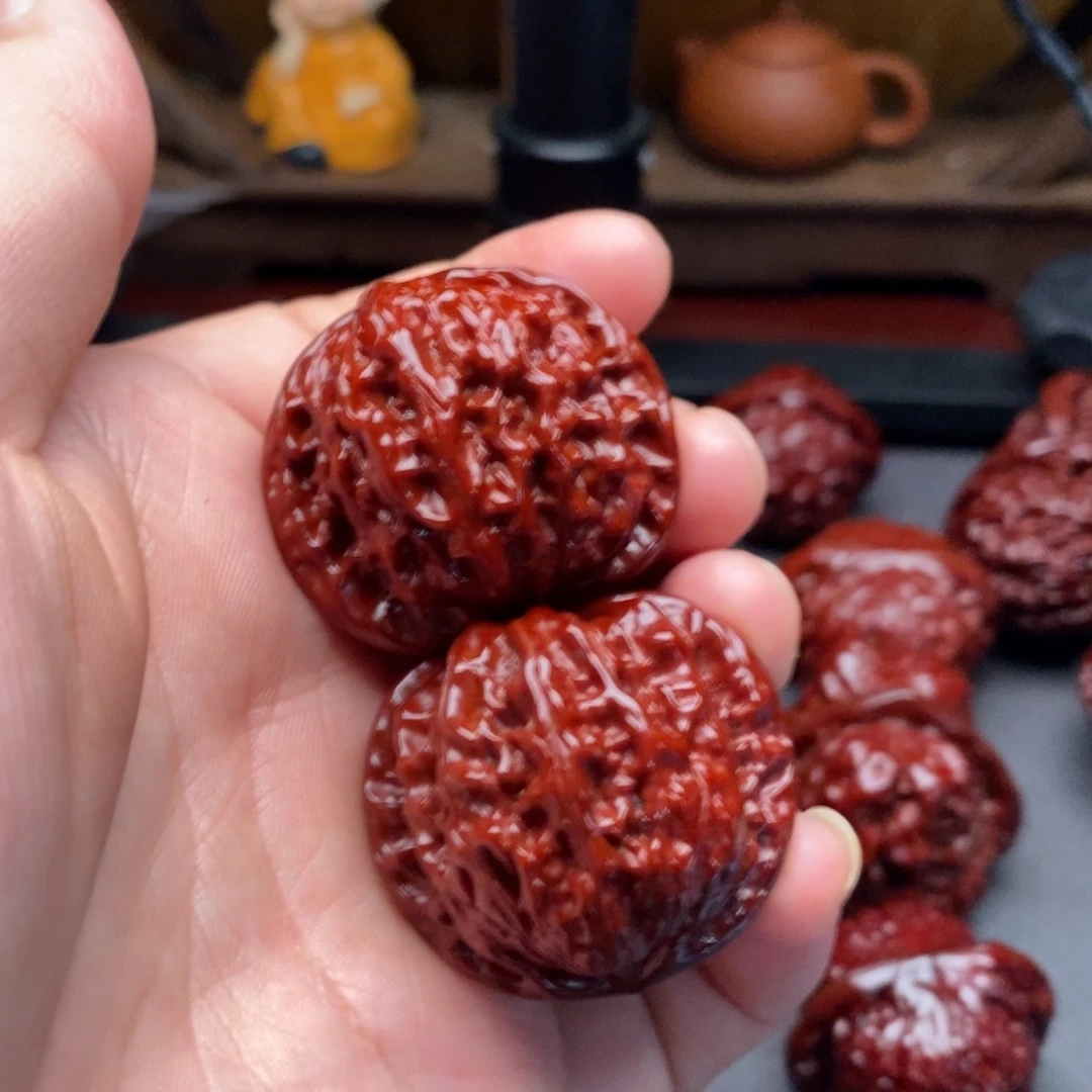 文玩核桃吊坠37磨盘