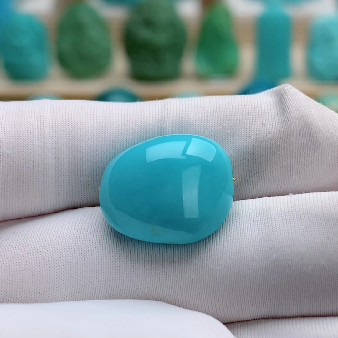 绿松石未镶嵌挂件