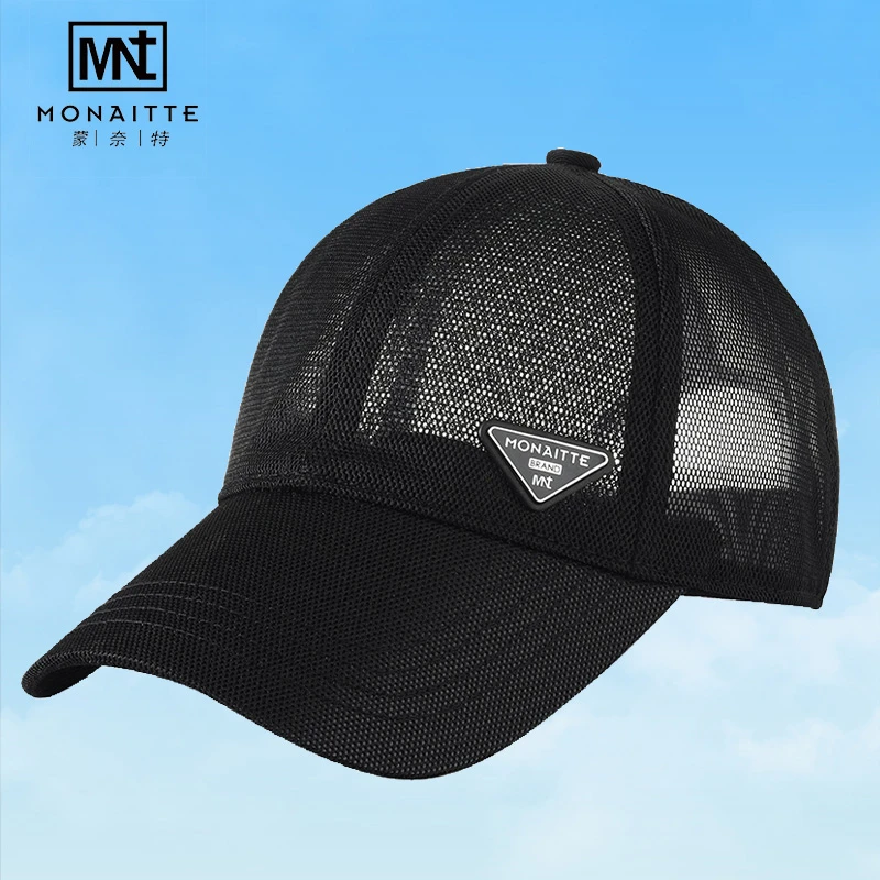 帽子男夏季新品网眼透气棒球帽户外跑步遮阳时尚太阳帽女潮