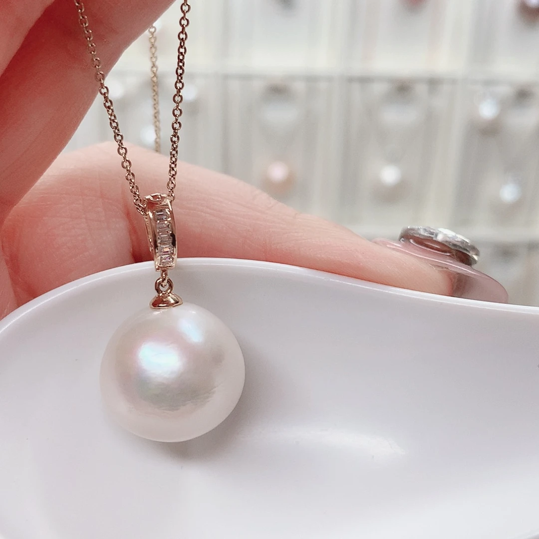 淡水珍珠合金吊坠(赠链)16