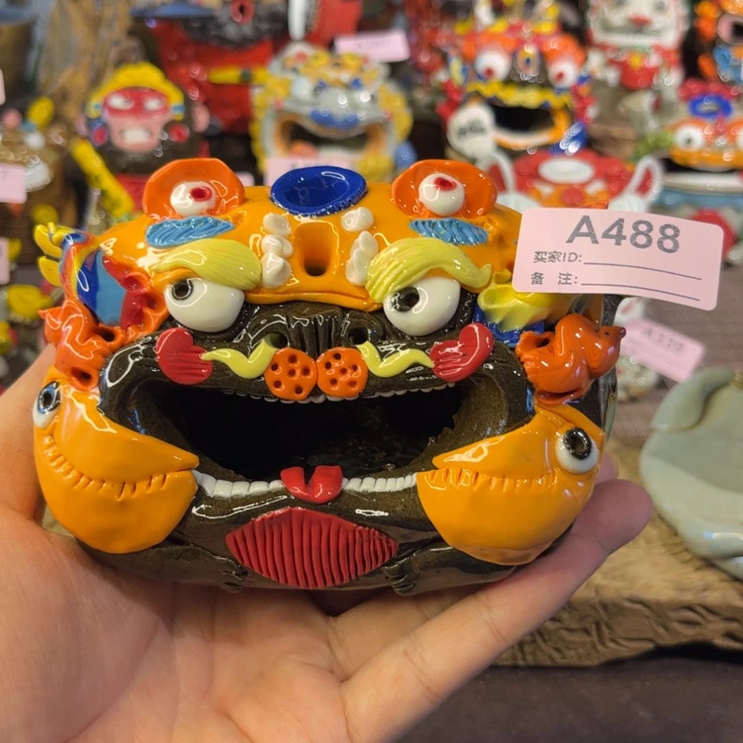泥塑纯手工茶宠摆件
