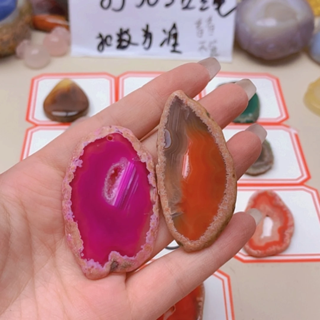 【闪购商品】玛瑙/玉髓未镶嵌珠宝半成品美**光