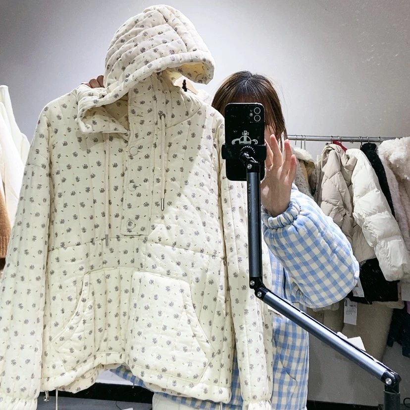 【闪购商品】碎花棉服